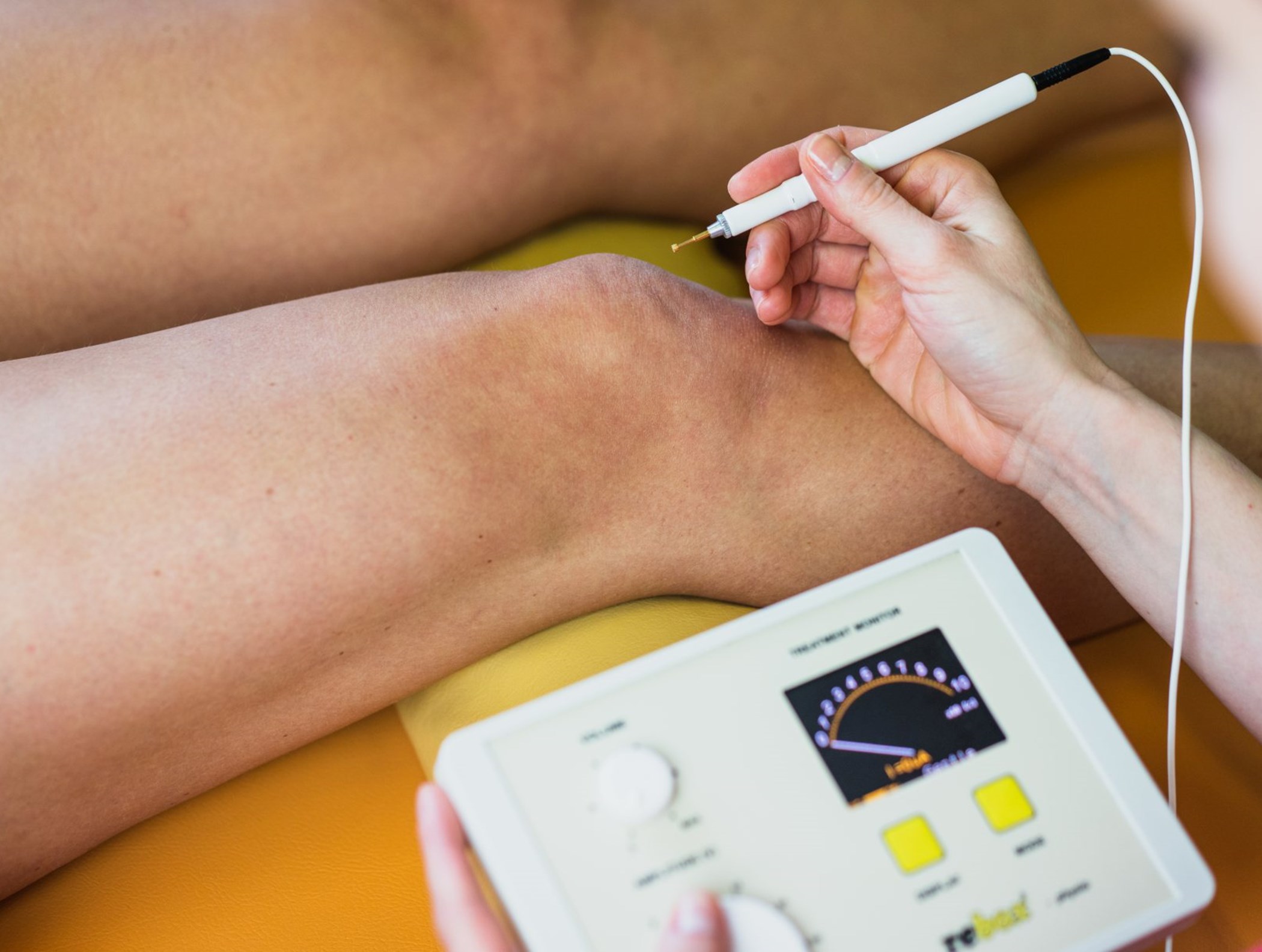 ošetření bolestivého kolene reboxem