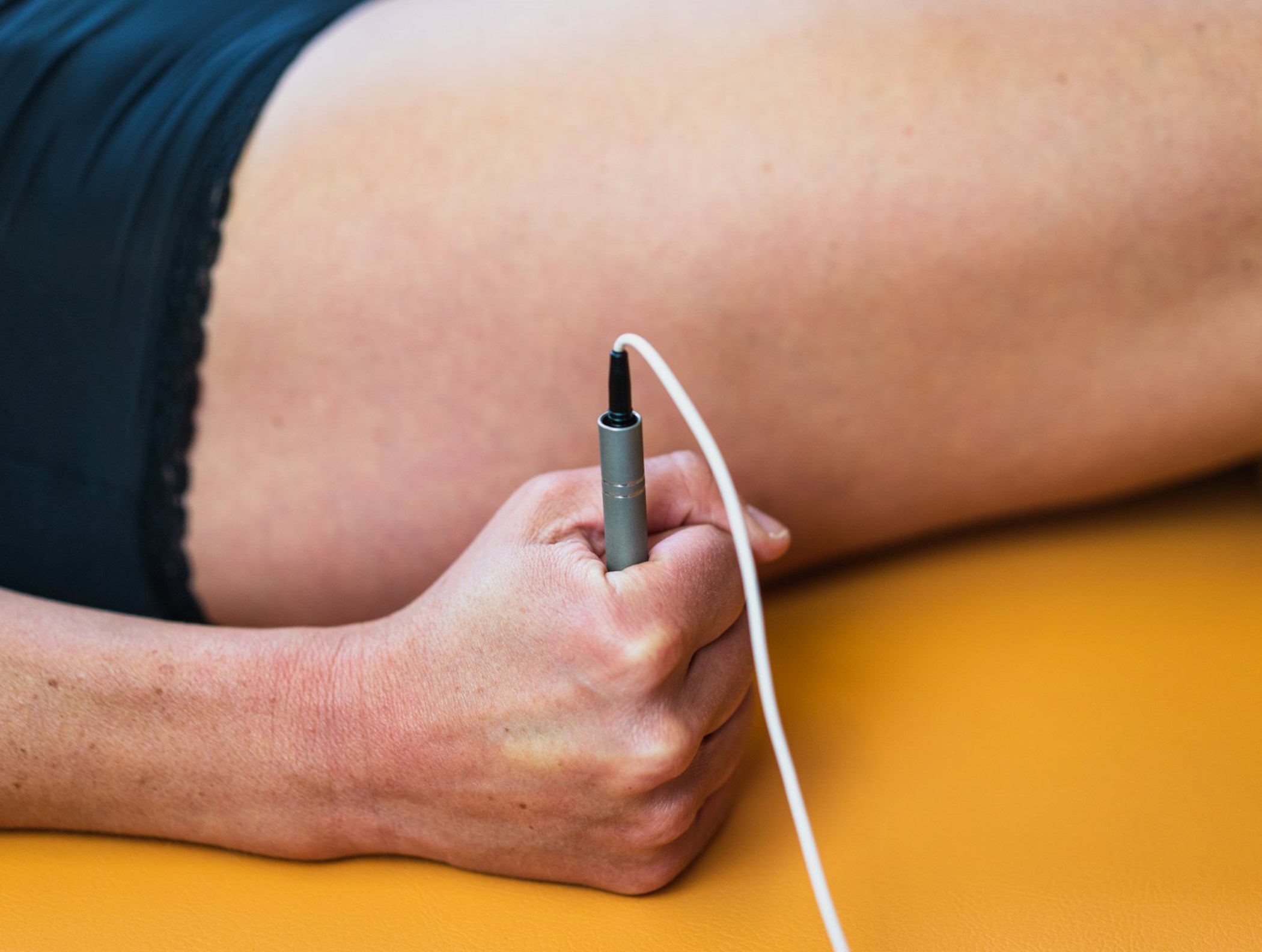 průběh ošetření bolestivého kolene reboxem