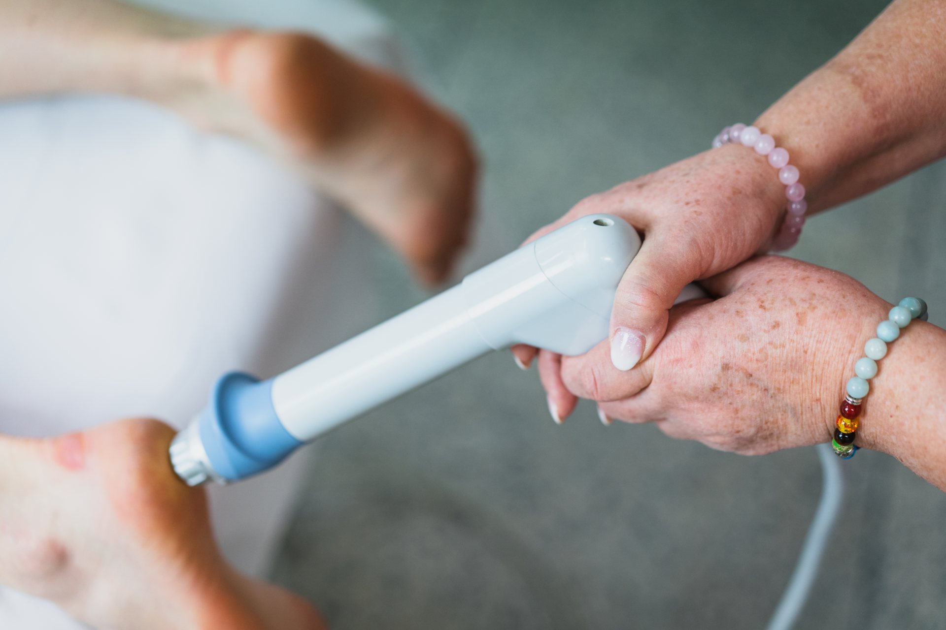 Ošetření paty rázovou vlnou